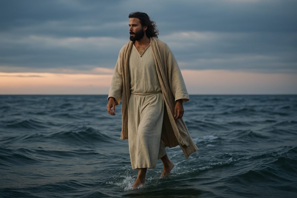 Jesus Walking on the water Bishop Climate Ministries