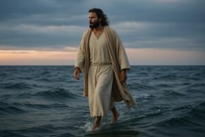 Jesus Walking on the water Bishop Climate Ministries