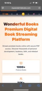 Wonderful Books Premium Digital Book Streaming Platform 3